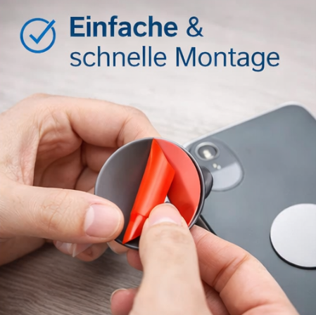 Magnetische Auto-Handyhalterung 360° – Extra starker Halt ohne Verrutschen